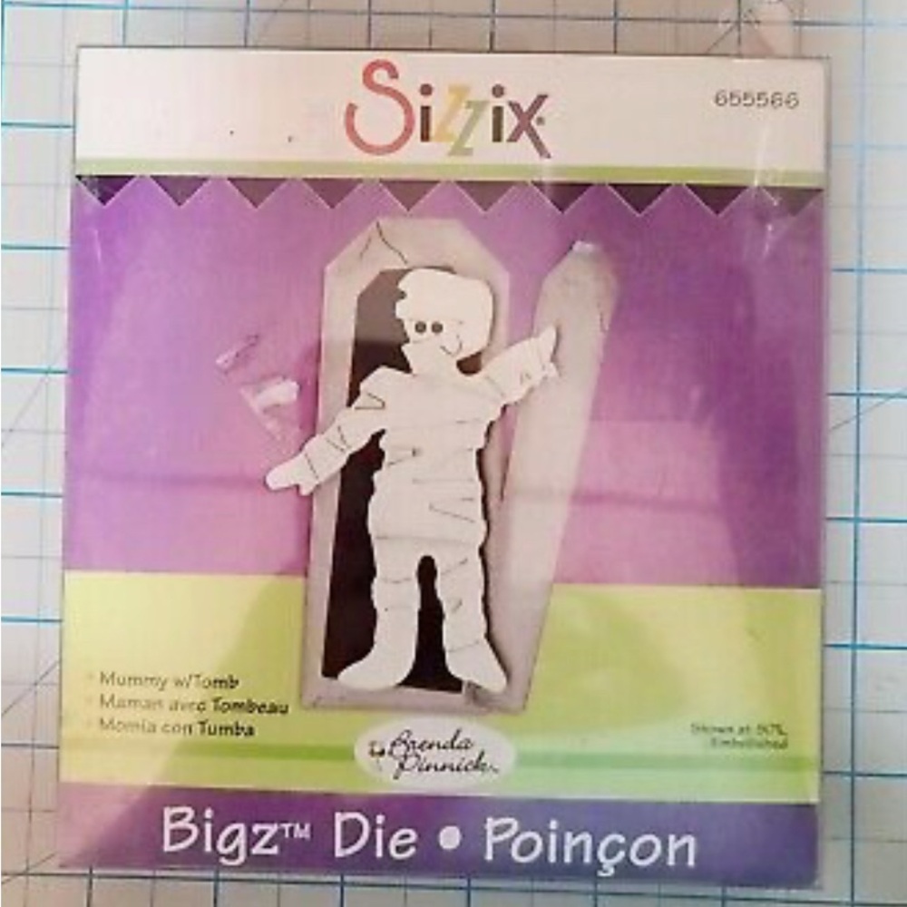 Sizzix Bigz Mummy with Tomb Die 655566 - NIB unopened